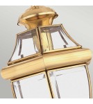 Outdoor pendant lamps - Elstead Lighting Newbury medium pendant lantern - 1 light source - Lacquered polished brass IP23 QZ-NEWBURY8-M - product 3