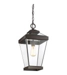 Outdoor pendant lamps - Elstead Lighting Large Ravine pendant lantern - 1 light source IP23 QZ-RAVINE8-L - product 3