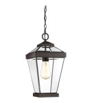 Outdoor pendant lamps - Elstead Lighting Ravine medium pendant lantern - 1 light source IP23 QZ-RAVINE8-M - product 1