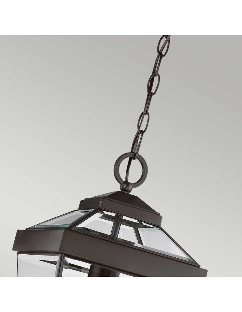 Outdoor pendant lamps - Elstead Lighting Ravine medium pendant lantern - 1 light source IP23 QZ-RAVINE8-M - product kolory-swiatla.pl 2