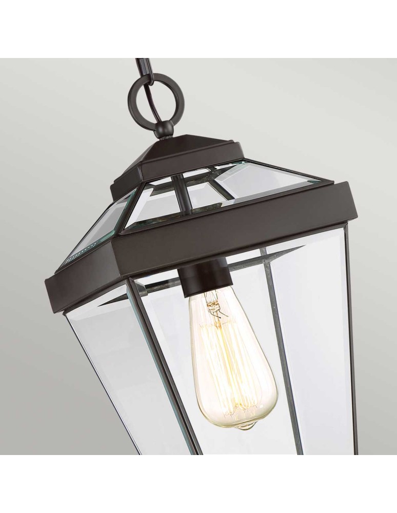 Outdoor pendant lamps - Elstead Lighting Ravine medium pendant lantern - 1 light source IP23 QZ-RAVINE8-M - product kolory-swiatla.pl 3