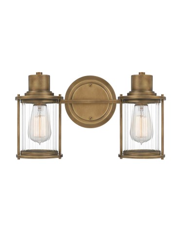 Elstead Lighting Wall lamp Riggs - 2 light sources IP44 QZ-RIGGS2-BATH-WS