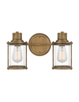 Elstead Lighting Kinkiet Riggs - 2 źródła światła IP44 QZ-RIGGS2-BATH-WS