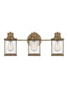 Elstead Lighting Wall lamp Riggs - 3 light sources IP44 QZ-RIGGS3-BATH-WS