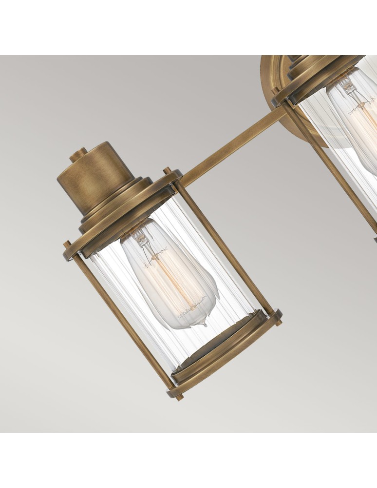 Bathroom wall lamps - Elstead Lighting Wall lamp Riggs - 3 light sources IP44 QZ-RIGGS3-BATH-WS - product kolory-swiatla.pl 4