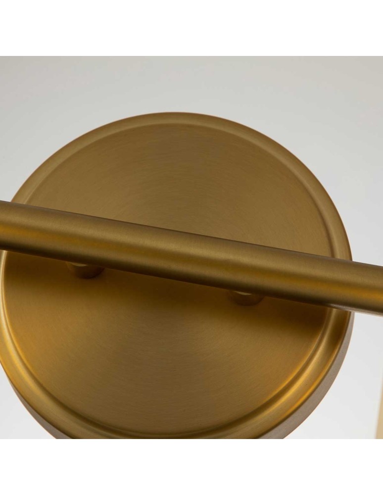 Elstead Lighting Kinkiet Swell - 2 źródła światła - Szczotkowany mosiądz IP44 QZ-SWELL2-BB-BATH