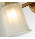 Elstead Lighting Kinkiet Swell - 2 źródła światła - Szczotkowany mosiądz IP44 QZ-SWELL2-BB-BATH