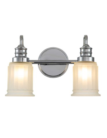 Elstead Lighting Swell wall lamp - 2 light sources - Polished chrome IP44 QZ-SWELL2-PC-BATH