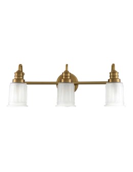 Elstead Lighting Kinkiet Swell - 3 źródła światła - Szczotkowany mosiądz IP44 QZ-SWELL3-BB-BATH - produkt 2