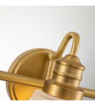 Bathroom wall lamps - Elstead Lighting Swell wall lamp - 3 light sources - Brushed brass IP44 QZ-SWELL3-BB-BATH - product 3