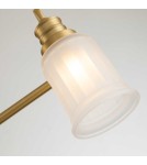 Elstead Lighting Kinkiet Swell - 3 źródła światła - Szczotkowany mosiądz IP44 QZ-SWELL3-BB-BATH