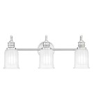 Bathroom wall lamps - Elstead Lighting Swell wall lamp - 3 light sources - Polished chrome IP44 QZ-SWELL3-PC-BATH - product 1