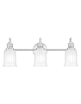 Elstead Lighting Swell wall lamp - 3 light sources - Polished chrome IP44 QZ-SWELL3-PC-BATH