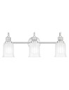 Elstead Lighting Kinkiet Swell - 3 źródła światła - Polerowany chrom IP44 QZ-SWELL3-PC-BATH
