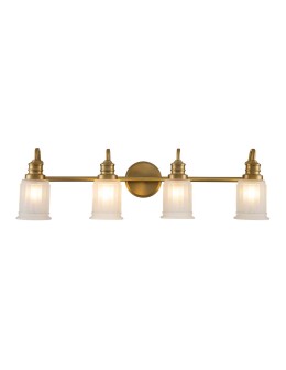 Elstead Lighting Swell wall lamp - 4 light sources - Brushed brass IP44 QZ-SWELL4-BB-BATH