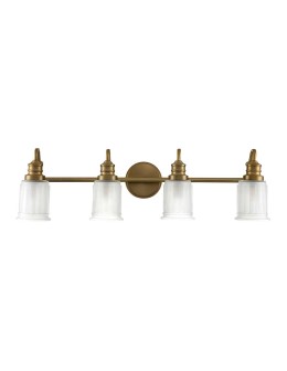 Elstead Lighting Kinkiet Swell - 4 źródła światła - Szczotkowany mosiądz IP44 QZ-SWELL4-BB-BATH - produkt 2