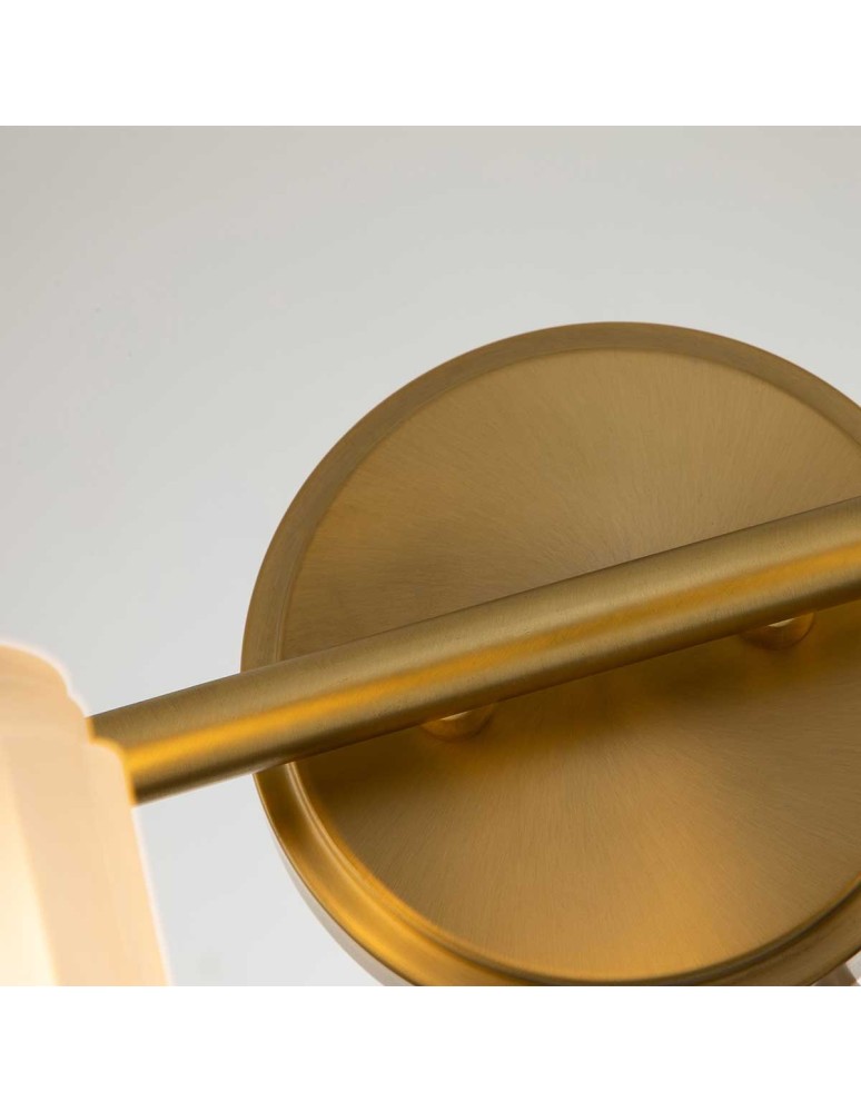 Elstead Lighting Kinkiet Swell - 4 źródła światła - Szczotkowany mosiądz IP44 QZ-SWELL4-BB-BATH