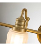 Elstead Lighting Kinkiet Swell - 4 źródła światła - Szczotkowany mosiądz IP44 QZ-SWELL4-BB-BATH