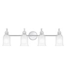 Bathroom wall lamps - Elstead Lighting Swell wall lamp - 4 light sources - Polished chrome IP44 QZ-SWELL4-PC-BATH - product 1