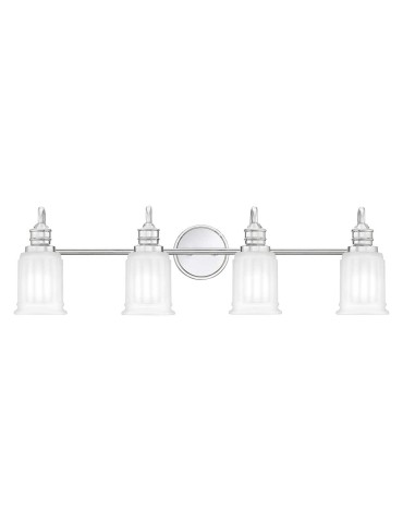 Elstead Lighting Swell wall lamp - 4 light sources - Polished chrome IP44 QZ-SWELL4-PC-BATH