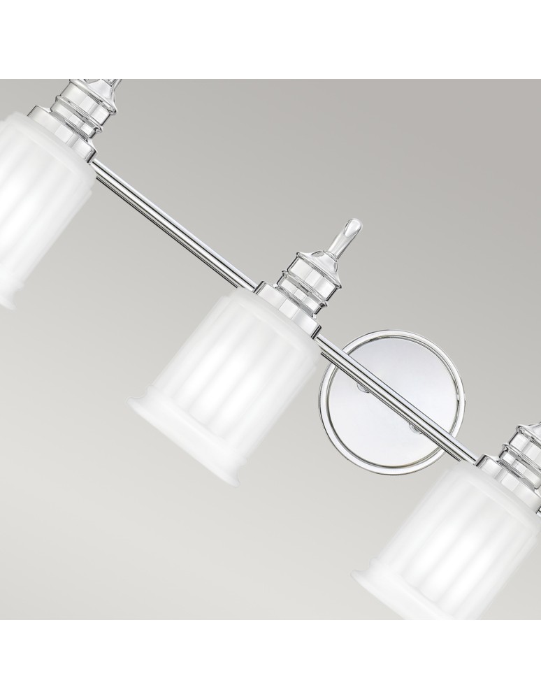 Elstead Lighting Kinkiet Swell - 4 źródła światła - Polerowany chrom IP44 QZ-SWELL4-PC-BATH