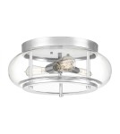Elstead Lighting Plafon Trilogy - 3 źródła światła - Polerowany chrom IP44 QZ-TRILOGY-F-M-BATH