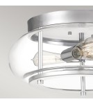 Bathroom ceiling lamps - Elstead Lighting Plafond Trilogy - 3 light sources - Polished chrome IP44 QZ-TRILOGY-F-M-BATH - product 2
