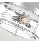 Elstead Lighting Plafon Trilogy - 3 źródła światła - Polerowany chrom IP44 QZ-TRILOGY-F-M-BATH