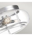 Bathroom ceiling lamps - Elstead Lighting Plafond Trilogy - 3 light sources - Polished chrome IP44 QZ-TRILOGY-F-M-BATH - product 4