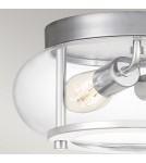 Bathroom ceiling lamps - Elstead Lighting Plafond Trilogy - 2 light sources - Polished chrome IP44 QZ-TRILOGY-F-S-BATH - product 2