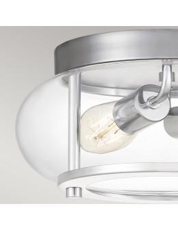 Elstead Lighting Plafon Trilogy - 2 źródła światła - Polerowany chrom IP44 QZ-TRILOGY-F-S-BATH - produkt 2