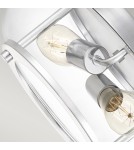Bathroom ceiling lamps - Elstead Lighting Plafond Trilogy - 2 light sources - Polished chrome IP44 QZ-TRILOGY-F-S-BATH - product 3