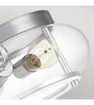 Bathroom ceiling lamps - Elstead Lighting Plafond Trilogy - 2 light sources - Polished chrome IP44 QZ-TRILOGY-F-S-BATH - product 4