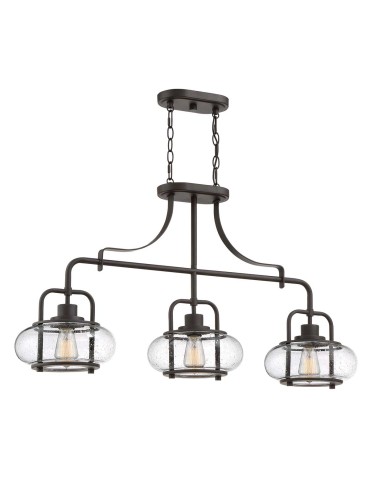 Elstead Lighting Trilogy pendant lamp - 3 light sources - Old bronze QZ-TRILOGY-ISLE-OZ