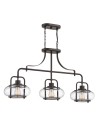 Elstead Lighting Lampa wisząca Trilogy - 3 źródła światła - Stary brąz QZ-TRILOGY-ISLE-OZ