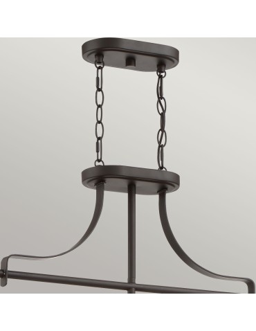 Elstead Lighting Trilogy pendant lamp - 3 light sources - Old bronze QZ-TRILOGY-ISLE-OZ - product 2