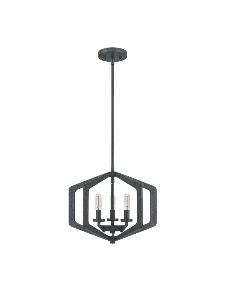 Elstead Lighting Lampa wisząca Vanguard - 3 źródła światła QZ-VANGUARD-3P-OK