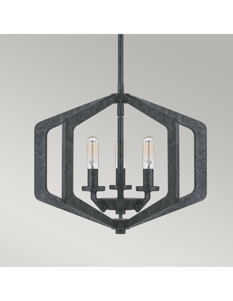 Pendant lamps - Elstead Lighting Vanguard pendant lamp - 3 light sources QZ-VANGUARD-3P-OK - product kolory-swiatla.pl 3