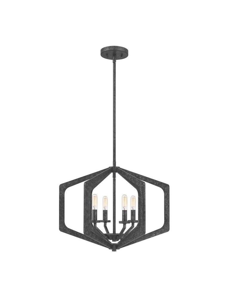 Pendant lamps - Elstead Lighting Vanguard pendant lamp - 4 light sources QZ-VANGUARD-4P-OK - product kolory-swiatla.pl 1