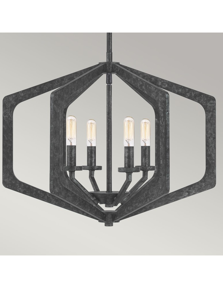 Elstead Lighting Lampa wisząca Vanguard - 4 źródła światła QZ-VANGUARD-4P-OK