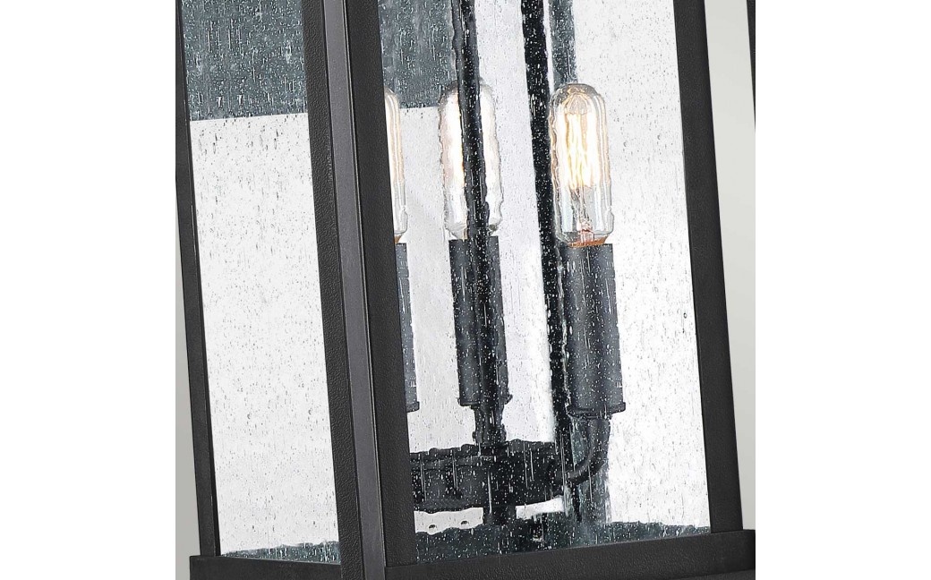 Elstead Lighting Duża latarnia naścienna Wakefield - 3 źródła światła IP44 QZ-WAKEFIELD-L-TBK
