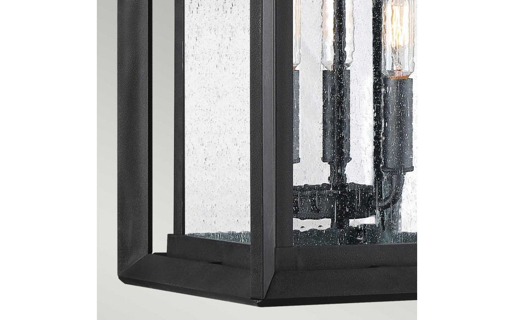 Elstead Lighting Duża latarnia naścienna Wakefield - 3 źródła światła IP44 QZ-WAKEFIELD-L-TBK