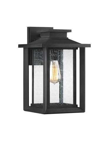 Elstead Lighting Wakefield medium wall lantern - 1 light source IP44 QZ-WAKEFIELD-M-TBK