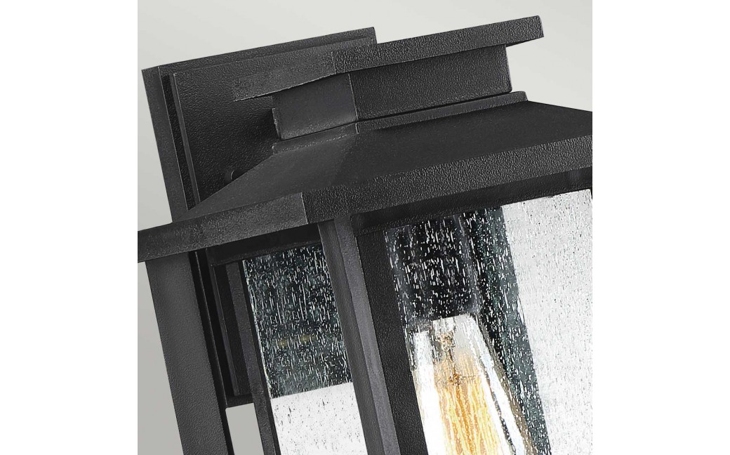 Elstead Lighting Średnia latarnia naścienna Wakefield - 1 źródło światła IP44 QZ-WAKEFIELD-M-TBK