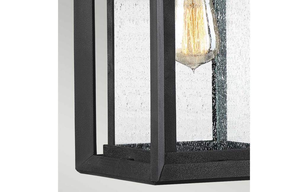 Elstead Lighting Średnia latarnia naścienna Wakefield - 1 źródło światła IP44 QZ-WAKEFIELD-M-TBK