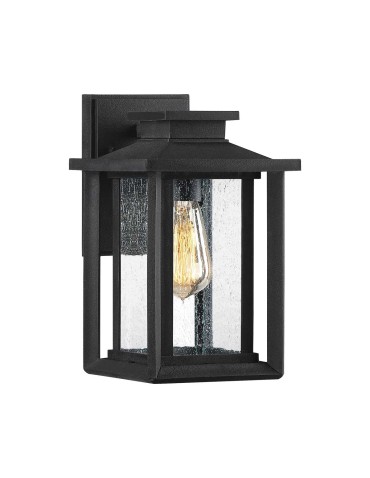 Elstead Lighting Wakefield small wall lantern - 1 light source IP44 QZ-WAKEFIELD-S-TBK