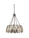 Elstead Lighting Lampa wisząca Wood Hollow - 5 źródeł światła QZ-WOOD-HOLLOW-5P