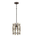 Pendant lamps - Elstead Lighting Wood Hollow small pendant lamp - 1 light source QZ-WOOD-HOLLOW-MP - product 2