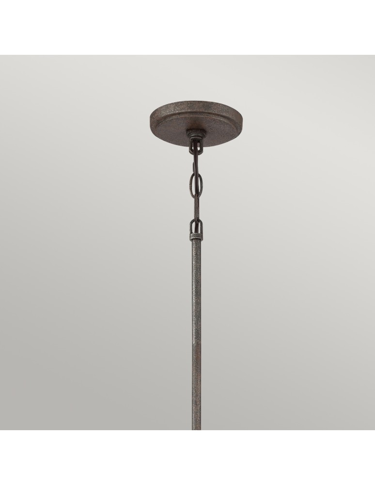 Pendant lamps - Elstead Lighting Wood Hollow small pendant lamp - 1 light source QZ-WOOD-HOLLOW-MP - product kolory-swiatla.pl 5