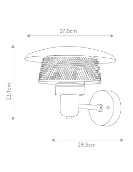 Elstead Lighting Saturne wall lantern - 1 light source IP44 SATURNE - product 2